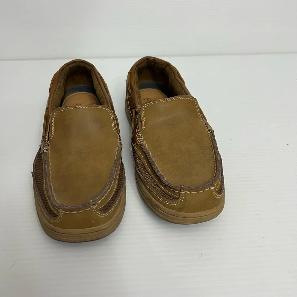Magellan Outdoors Leather Boat Shoes Men's Size 8D Brown